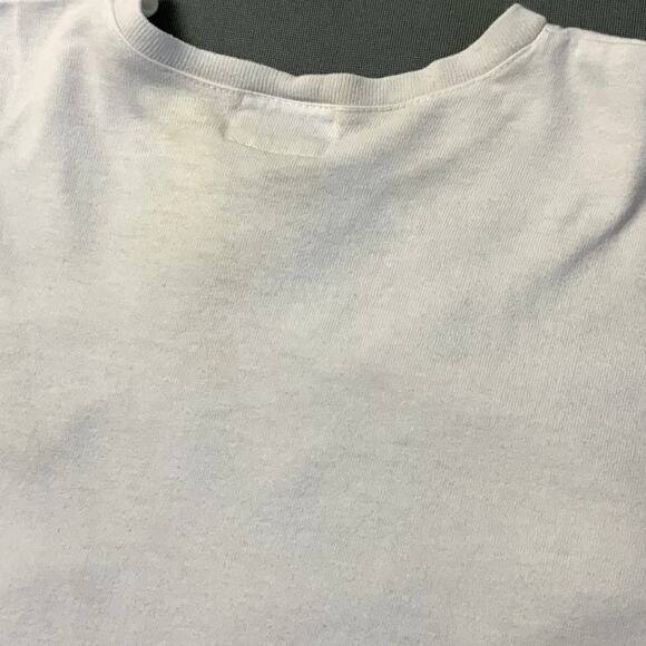 Johnny Was One Size White Boxy Off-White T-Shirt Salvage Condition for Repurpose - Picture 12 of 12